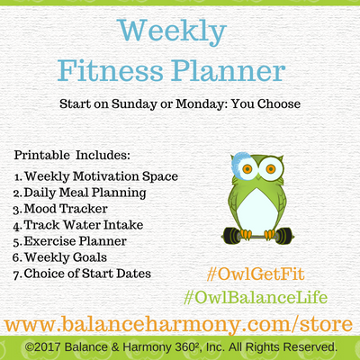 Weekly Fitness Planner